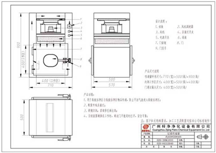 自淨式傳(chuan) 遞窗方案圖