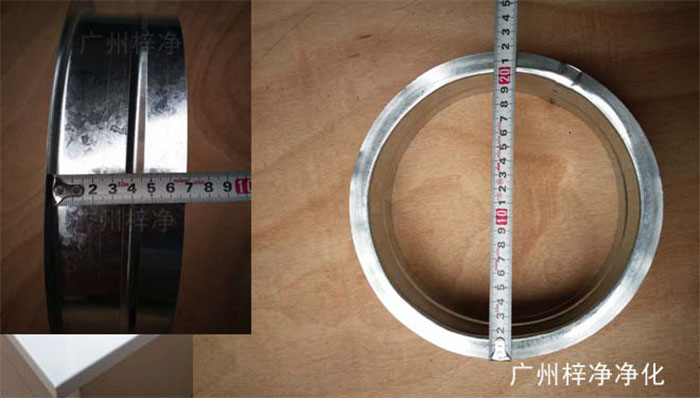 500風量高效送風口法蘭(lan) 尺寸#200*70mm