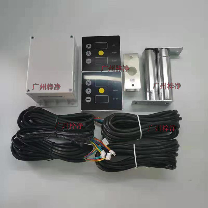 醫院緩衝(chong) 間兩(liang) 門三門門禁控製器,磁力鎖,電磁互鎖,指示燈,門磁等配件